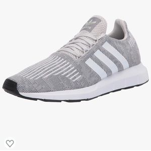 Adidas swift run shoe, dark grey, men’s 9.5